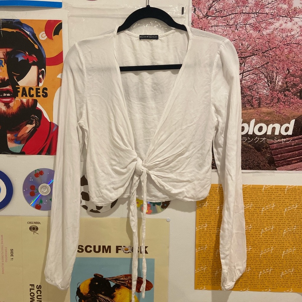 Brandy melville tie front top